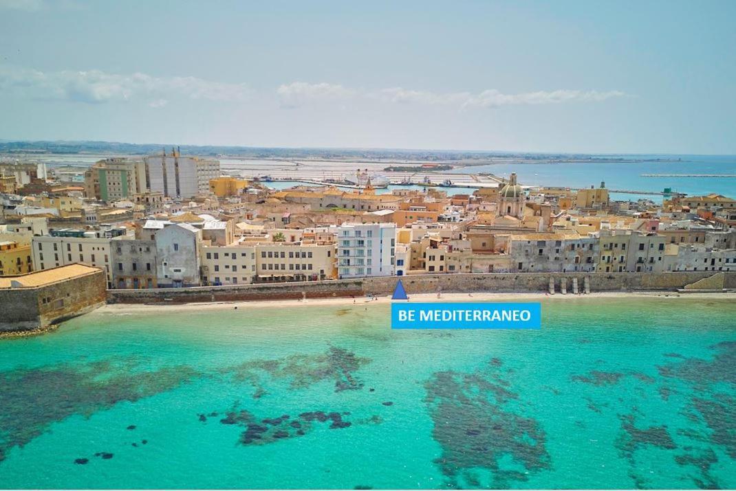 Be Mediterraneo, In Centro Sul Mare - In The Center Beach Front - 80 Mq Trapani Exterior photo